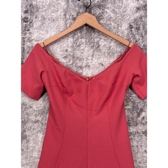 Cinq à Sept Scarlet Off-Shoulder Mini Dress - Picture 2 of 9